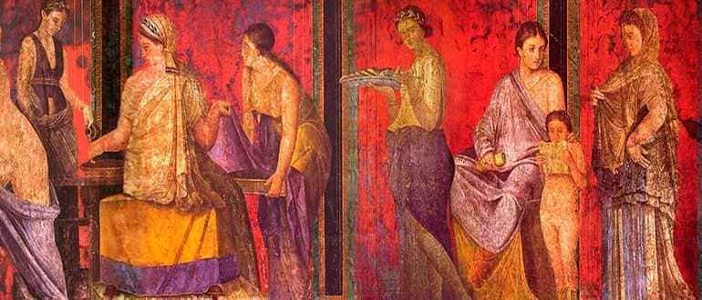 фрески в помпеях