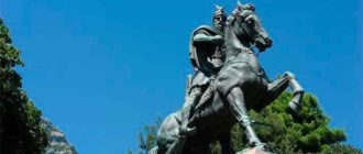 памятник Скандербегу