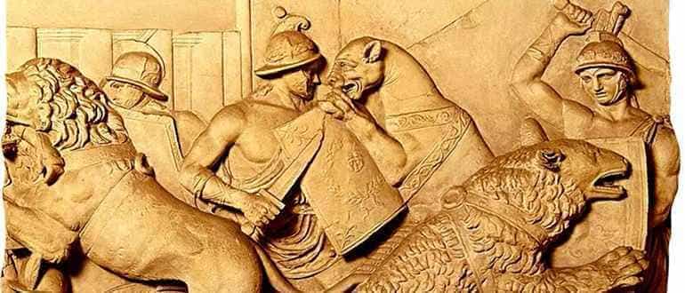 бои гладиаторов в древнем Риме