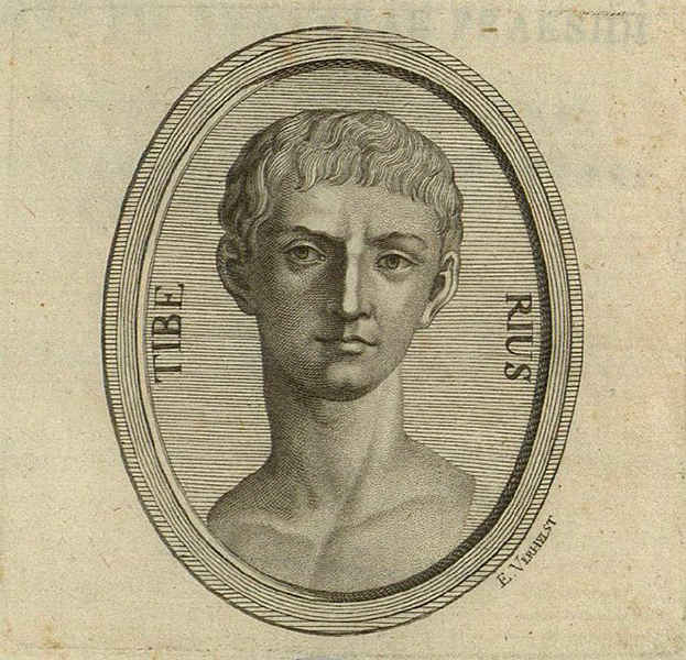 Портрет Тиберия. Эгид Верхельст 1780 г.