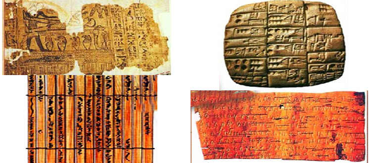 история письменных материалов