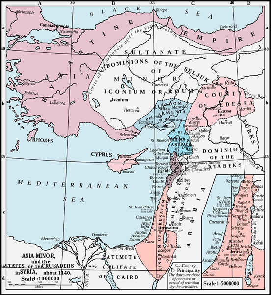 Малая Азия и государства крестоносцев